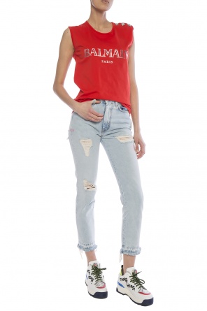 Logo-printed t-shirt, zdjęcie 2 Logo-printed t-shirt od Balmain